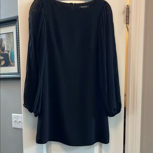 White House Black Market Black 3/4 Sleeve Relaxed Blouse
